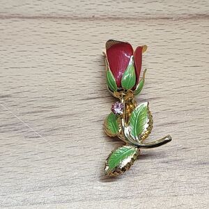 Vintage Rose Brooch